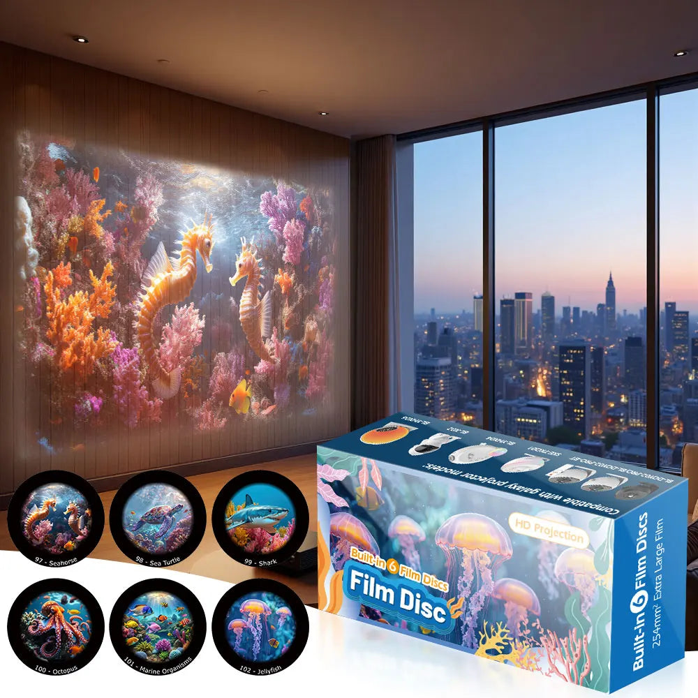 Sternprojektor Nachtlichtscheibe Planetariumsprojektorscheibe 4K HD Galaxy Projektor Lichtscheibe – 6er-Pack (Projektor nicht im Lieferumfang enthalten)