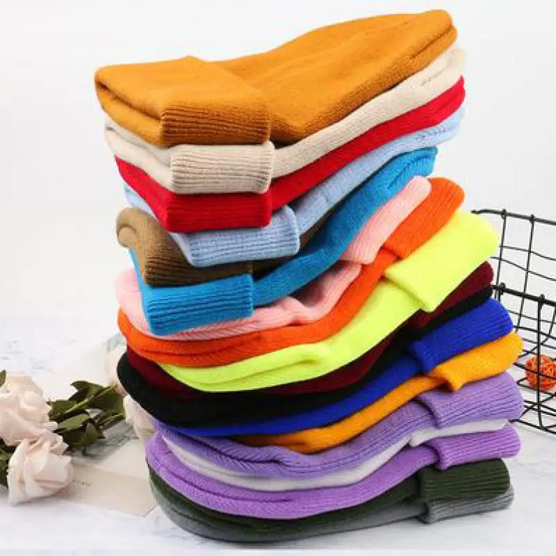 COKK Winter Hüte für Frauen Männer Beanies Gestrickte Solide Nette Hut Mädchen Herbst Weiblich Beanie Caps Wärmer Motorhaube Damen Casual kappe
