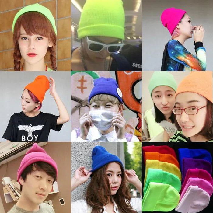 COKK Winter Hüte für Frauen Männer Beanies Gestrickte Solide Nette Hut Mädchen Herbst Weiblich Beanie Caps Wärmer Motorhaube Damen Casual kappe