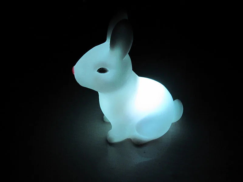 Hasen-Nachtlicht mit Farbwechsel – süße LED-Lampe für Kinder