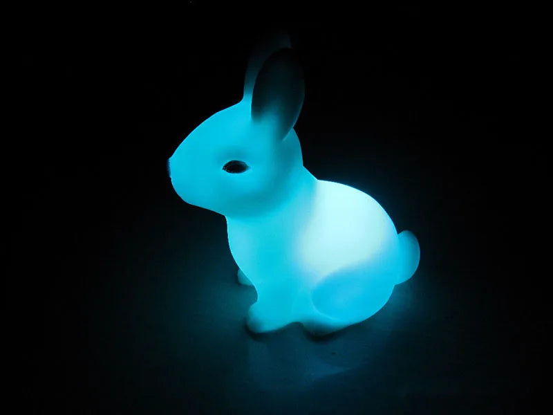 Hasen-Nachtlicht mit Farbwechsel – süße LED-Lampe für Kinder