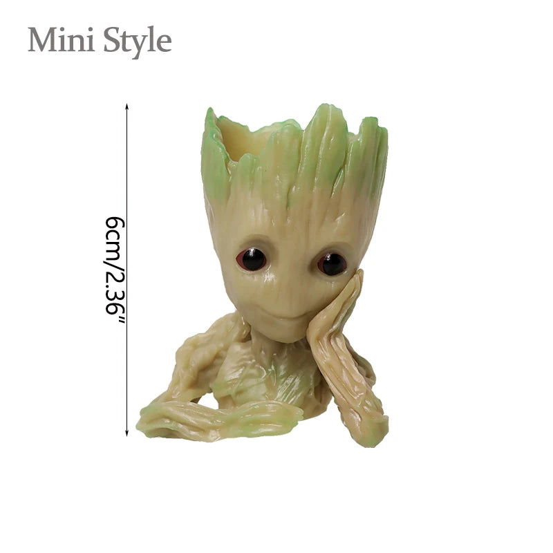 Home Dekoration Handwerk Miniatur Modell Büro Desktop Display Cartoon Groot Figuren Handwerk Dekor Baum Mann Ornament 5CM