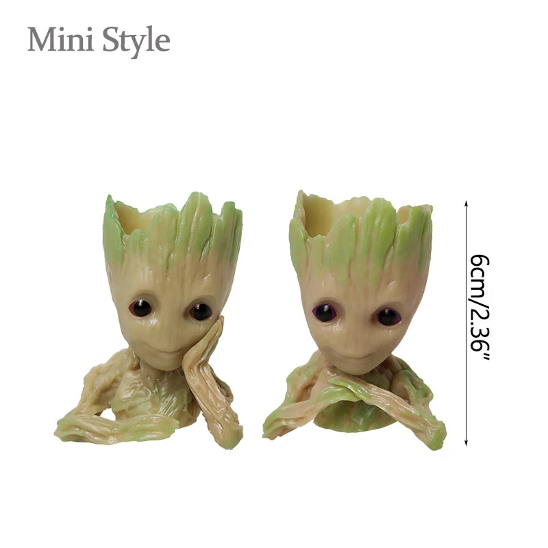 Home Dekoration Handwerk Miniatur Modell Büro Desktop Display Cartoon Groot Figuren Handwerk Dekor Baum Mann Ornament 5CM