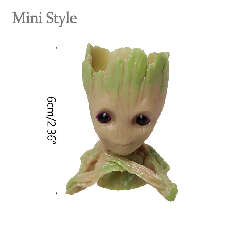 Home Dekoration Handwerk Miniatur Modell Büro Desktop Display Cartoon Groot Figuren Handwerk Dekor Baum Mann Ornament 5CM