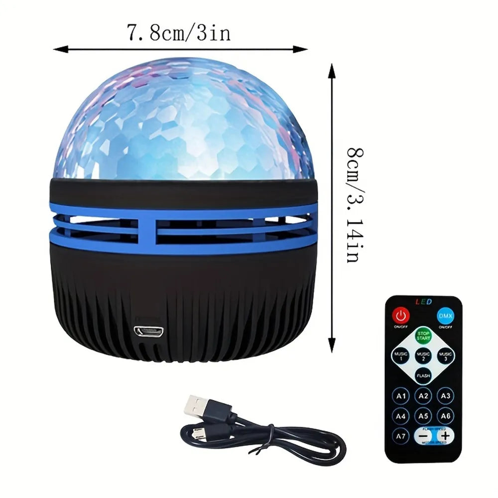 LED Star Galaxy Projektor Lampe USB Auto Rotierenden Magische Kugel Mond Licht Bunte Sternen Himmel Fernbedienung Nacht Lichter Zimmer Dekor