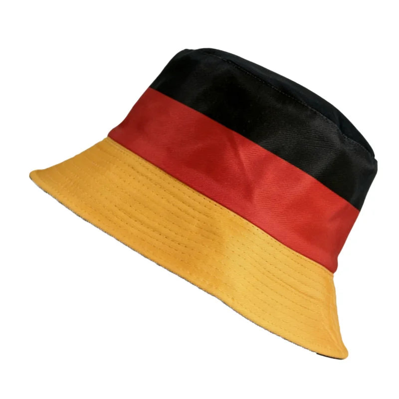 2026 Länder Nationalflaggen Fischerhut für Herren und Damen – Wendbarer Sonnenhut für Fußballfans und Partys – Fußballpokal-Fischerhut