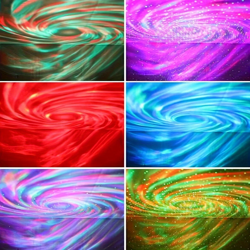 LED Star Galaxy Projektor Lampe USB Auto Rotierenden Magische Kugel Mond Licht Bunte Sternen Himmel Fernbedienung Nacht Lichter Zimmer Dekor