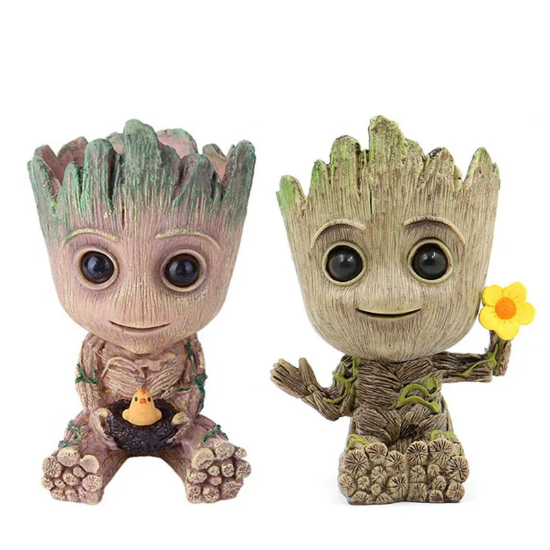 Home Dekoration Handwerk Miniatur Modell Büro Desktop Display Cartoon Groot Figuren Handwerk Dekor Baum Mann Ornament 5CM