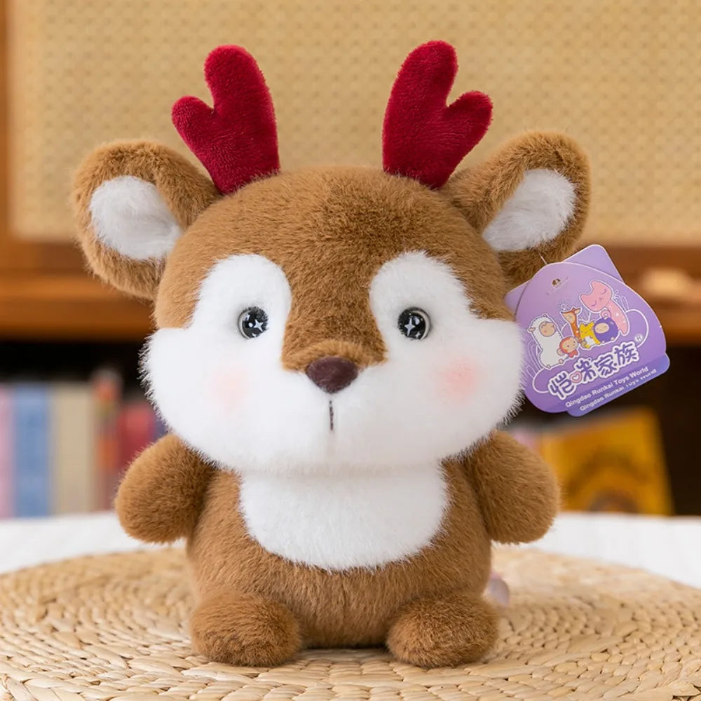 Niedliche 16 cm große Plüsch-Begleiterpuppe, Capybara-Elefant, Stofftier, Kissen, Plüschbär, Tier-Plüschtier, Schlafgeschenk