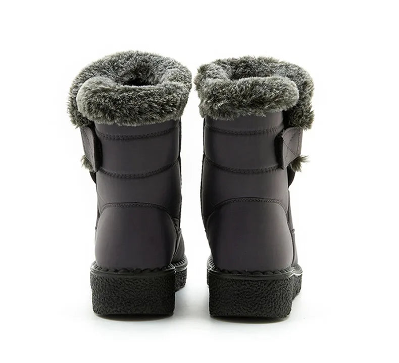 Frauen Stiefel 2025, Trend Winter Schuhe Für Frauen Winter Stiefel Knöchel Low Heels Botas Mujer Wasserdichte Schnee Stiefel Mit Pelz schuhe