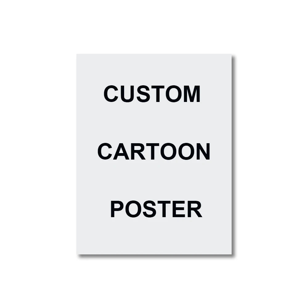 Benutzerdefiniertes Porträt im Cartoon-Stil aus dem Foto, personalisiertes Cartoon-Weihnachtsgeschenk für Paare, Familien, Kinder – einzigartiges Wandkunst-Poster