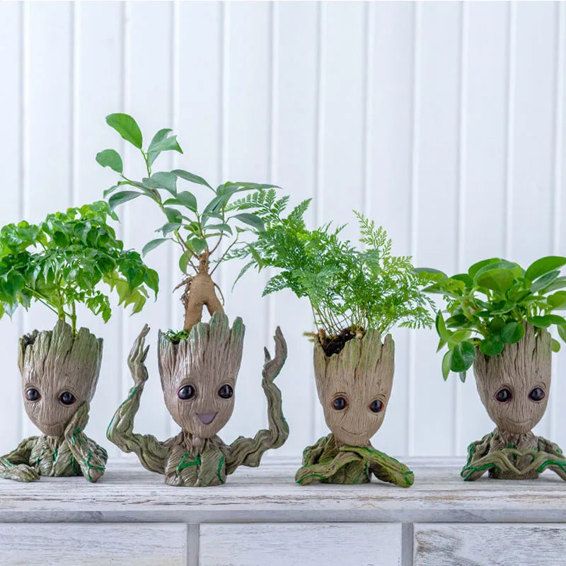 Home Dekoration Handwerk Miniatur Modell Büro Desktop Display Cartoon Groot Figuren Handwerk Dekor Baum Mann Ornament 5CM