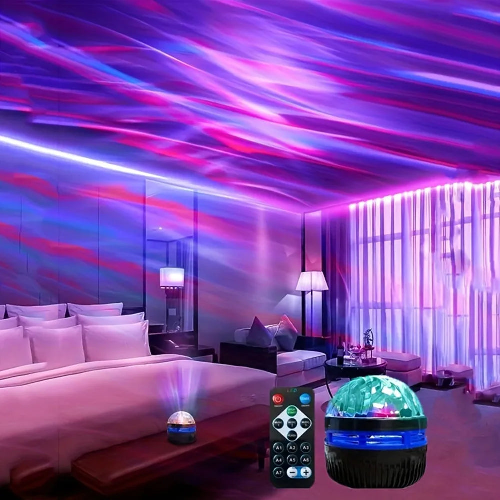 LED Star Galaxy Projektor Lampe USB Auto Rotierenden Magische Kugel Mond Licht Bunte Sternen Himmel Fernbedienung Nacht Lichter Zimmer Dekor
