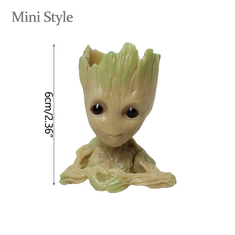 Home Dekoration Handwerk Miniatur Modell Büro Desktop Display Cartoon Groot Figuren Handwerk Dekor Baum Mann Ornament 5CM