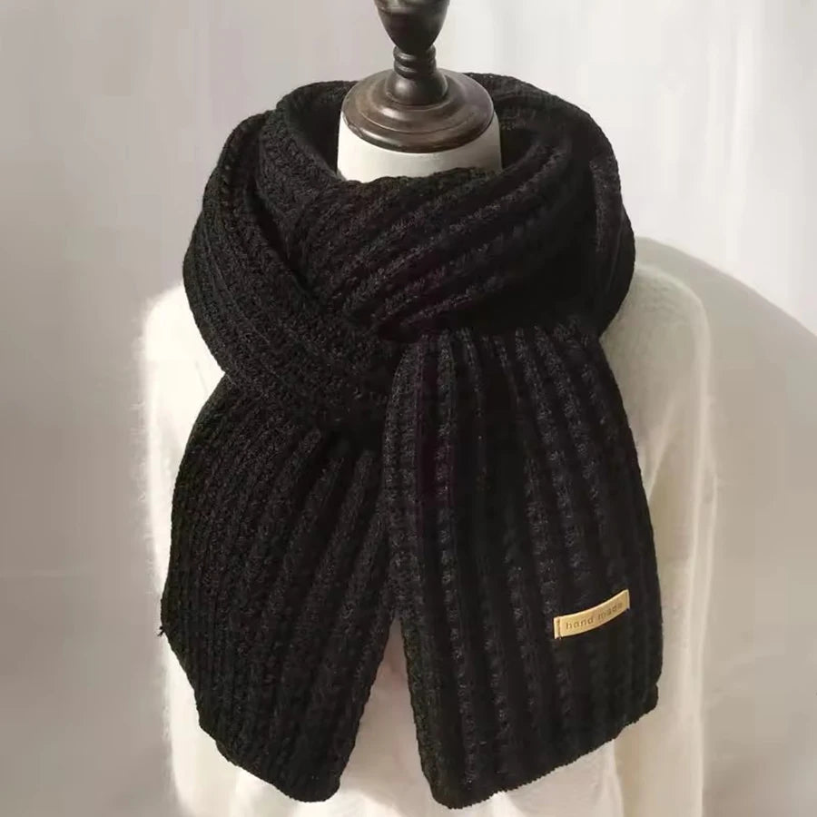 Winterschal für Damen und Herren, dicker Zopfmuster, klobiger langer warmer Schal für Reisen, Büro, warme Kaschmirschals, Halstuch