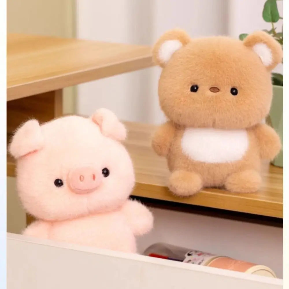Niedliche 16 cm große Plüsch-Begleiterpuppe, Capybara-Elefant, Stofftier, Kissen, Plüschbär, Tier-Plüschtier, Schlafgeschenk
