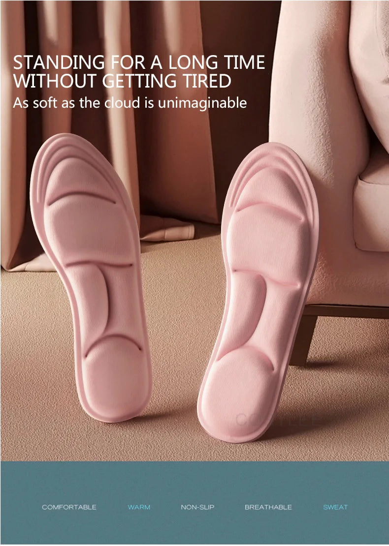 5D Massage Memory Foam Einlegesohlen Für Schuhe Sohle Atmungsaktive Kissen Sport Lauf Einlegesohlen Für Füße Orthopädische Einlegesohlen