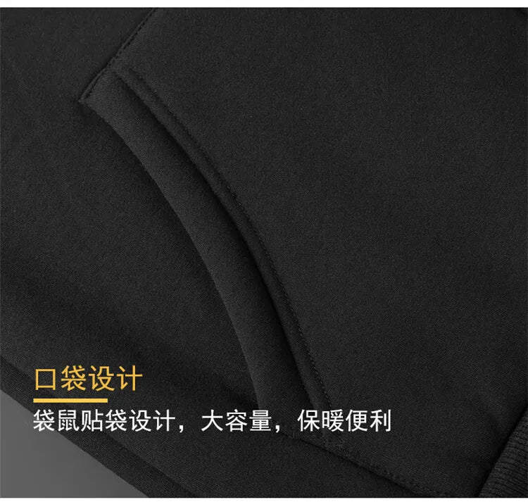 Winter Lammwolle Mäntel Verdicken Warme Jacken Lange Sleeve Zipper Hoodies Casual Sport Fleece Schwarz Mantel Mit Kapuze Männer Frauen Jacke