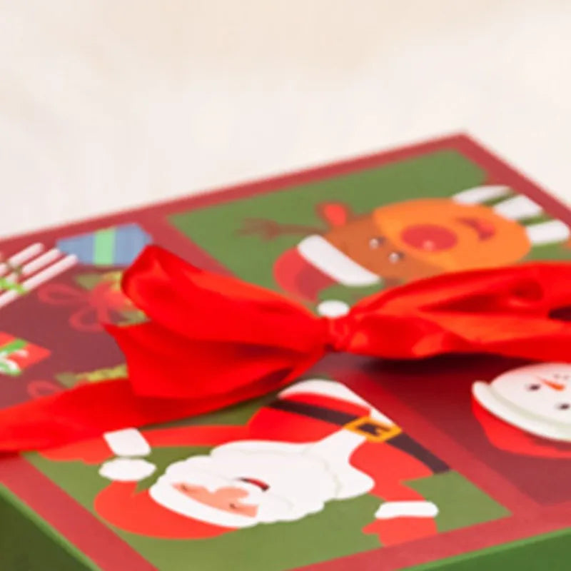 Weihnachtsgeschenkboxen, Geschenkverpackung, Frohe Weihnachten, Dekorative Kartons für Weihnachten, Heimparty-Dekoration, Neujahr, Süßigkeitenbox, Etui