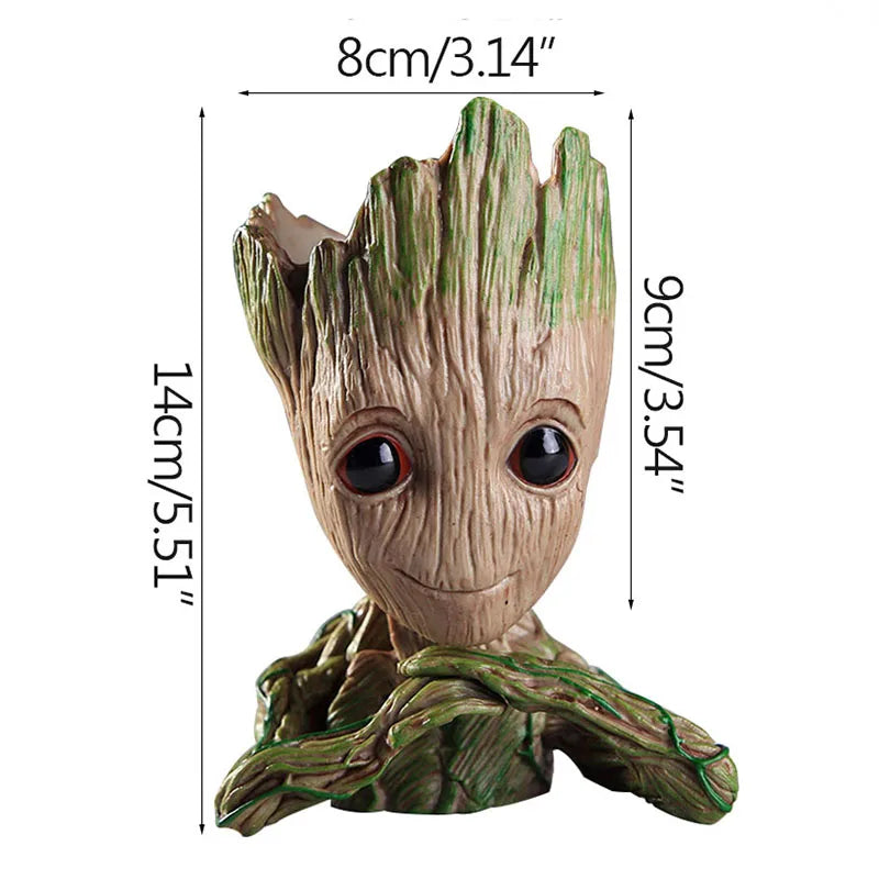 Home Dekoration Handwerk Miniatur Modell Büro Desktop Display Cartoon Groot Figuren Handwerk Dekor Baum Mann Ornament 5CM