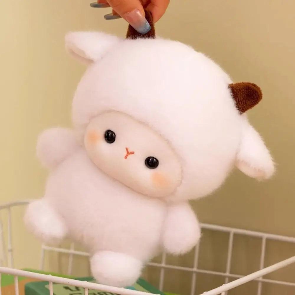 Niedliche 16 cm große Plüsch-Begleiterpuppe, Capybara-Elefant, Stofftier, Kissen, Plüschbär, Tier-Plüschtier, Schlafgeschenk