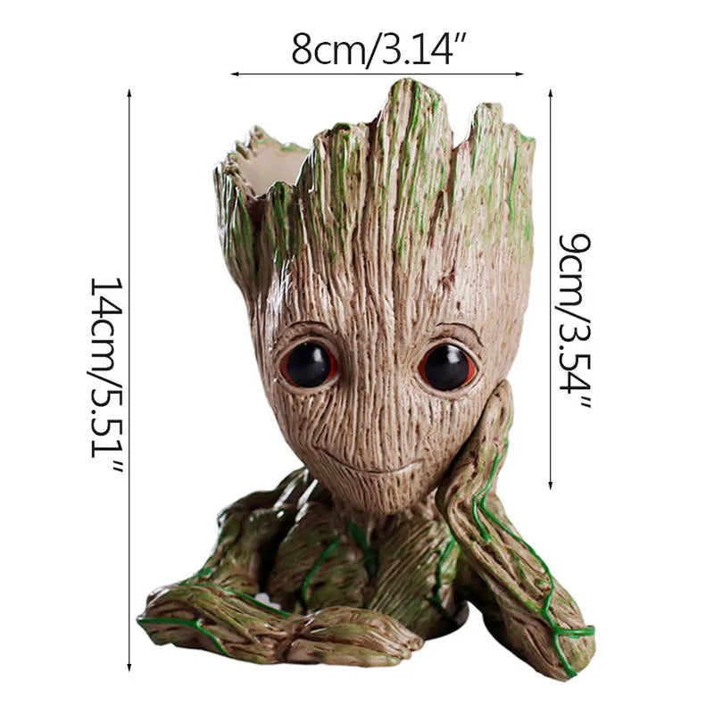 Home Dekoration Handwerk Miniatur Modell Büro Desktop Display Cartoon Groot Figuren Handwerk Dekor Baum Mann Ornament 5CM