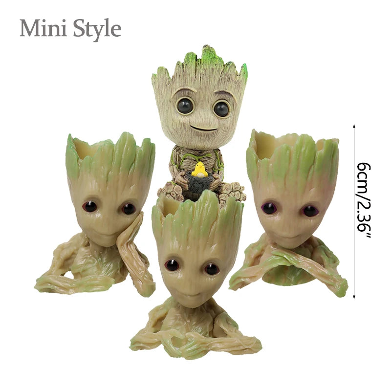 Home Dekoration Handwerk Miniatur Modell Büro Desktop Display Cartoon Groot Figuren Handwerk Dekor Baum Mann Ornament 5CM