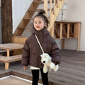 Winter Kinder Warme Daunenmäntel Herbst Kinder Baumwolle Gefütterte Jacken Jungen Mädchen Kleidung Baby Mit Kapuze Oberbekleidung 3-12 Jahre
