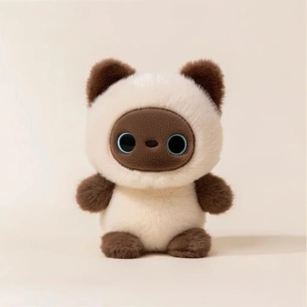 Niedliche 16 cm große Plüsch-Begleiterpuppe, Capybara-Elefant, Stofftier, Kissen, Plüschbär, Tier-Plüschtier, Schlafgeschenk