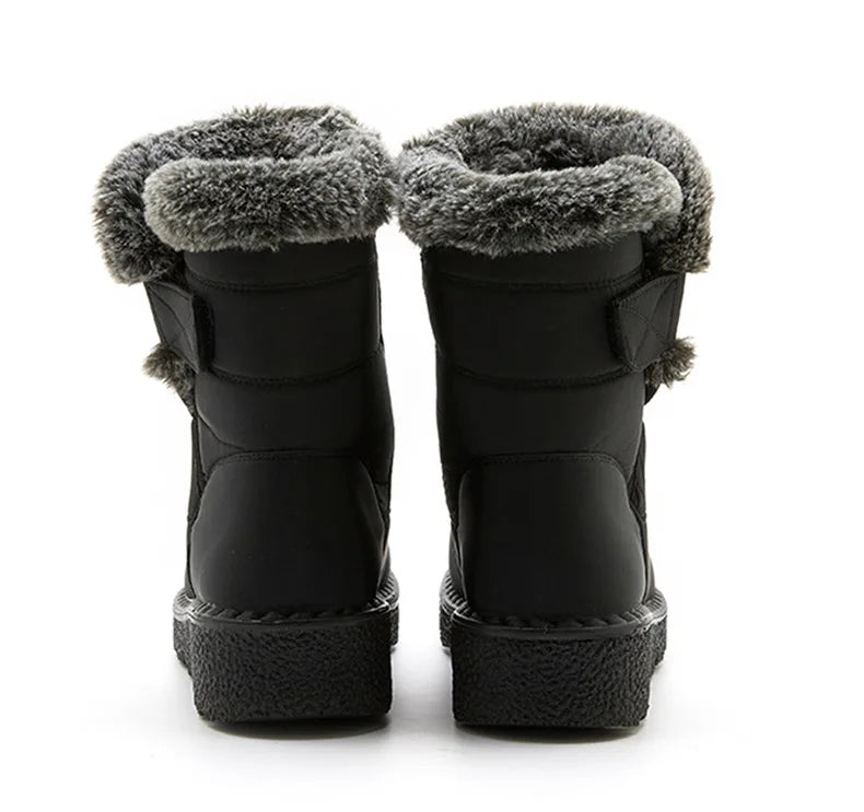 Frauen Stiefel 2025, Trend Winter Schuhe Für Frauen Winter Stiefel Knöchel Low Heels Botas Mujer Wasserdichte Schnee Stiefel Mit Pelz schuhe