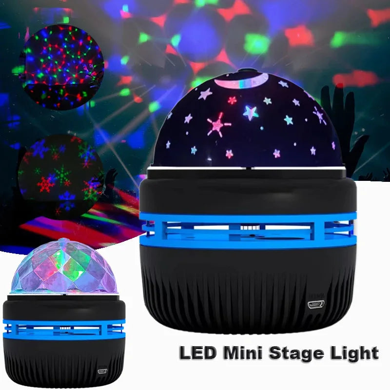 LED Star Galaxy Projektor Lampe USB Auto Rotierenden Magische Kugel Mond Licht Bunte Sternen Himmel Fernbedienung Nacht Lichter Zimmer Dekor