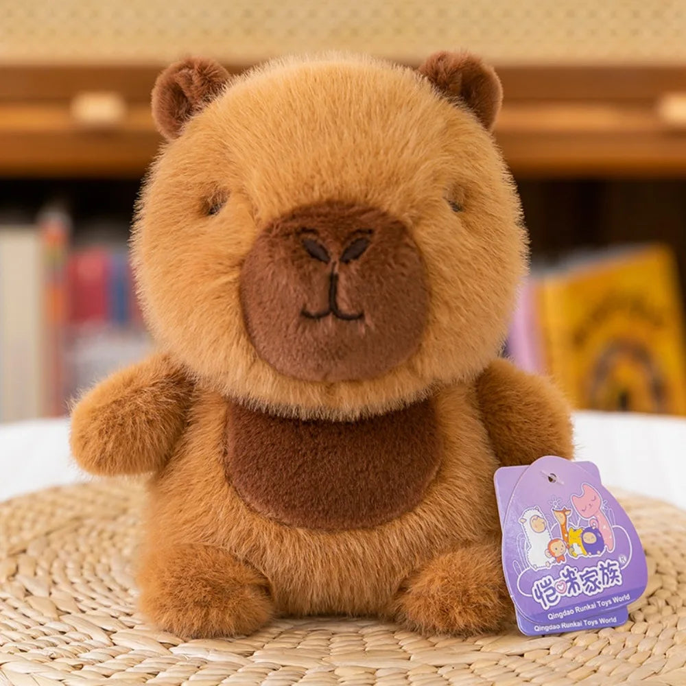 Niedliche 16 cm große Plüsch-Begleiterpuppe, Capybara-Elefant, Stofftier, Kissen, Plüschbär, Tier-Plüschtier, Schlafgeschenk