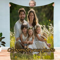 Eine personalisierte Decke mit Ihren eigenen Fotos – warm, gemütlich und sanft zur Haut, geeignet für alle Jahreszeiten.