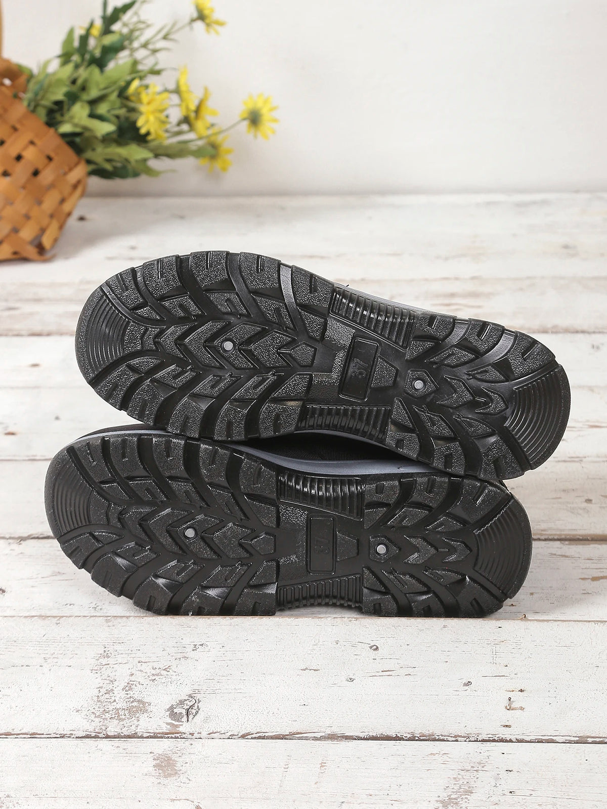 Damenschuhe, Winter-Baumwollschuhe mit Fleece und verdicktem Mittelhohem Schaft, Warme und Lässige Schneestiefel