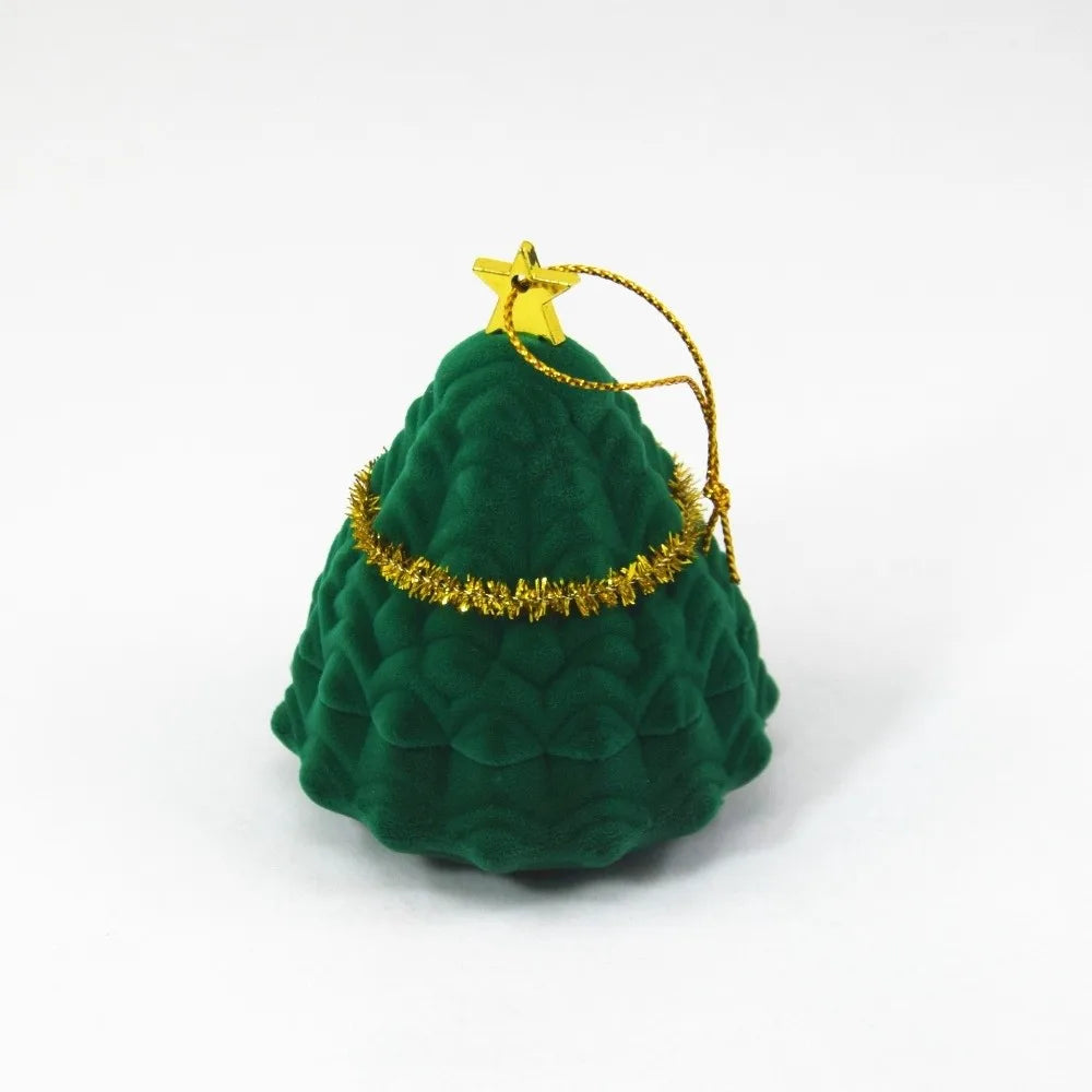 Weihnachten Glocke Weihnachten Schmuck Box Schneemann Hochzeit Weihnachten Baum Ornament Anti-kollision Strömten Santa Claus Ringe Box Geschenke