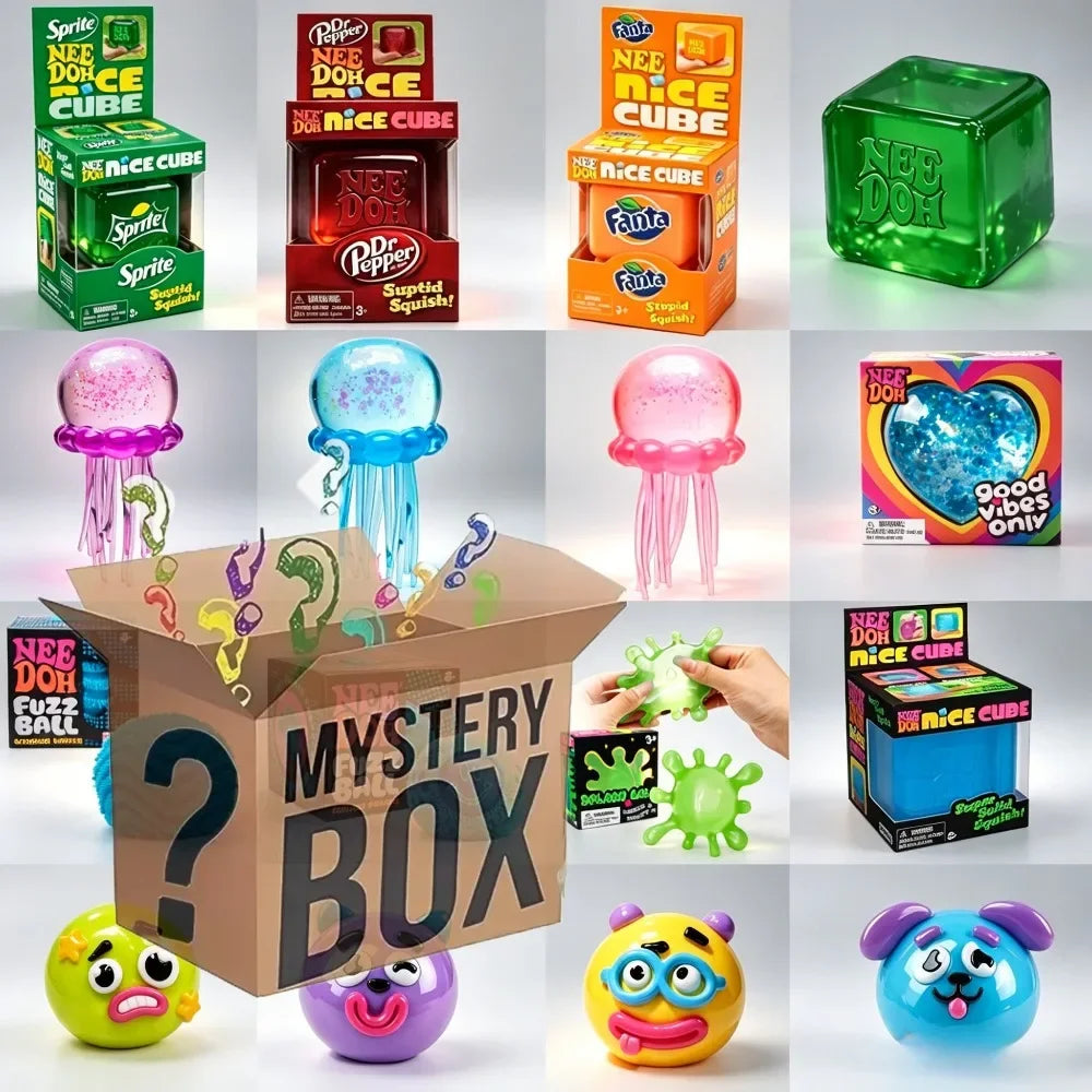 Zufällige Squishy Mystery Box: Süße Butter-Käse-Quetschfigur, langsam aufsteigend, Blind Box