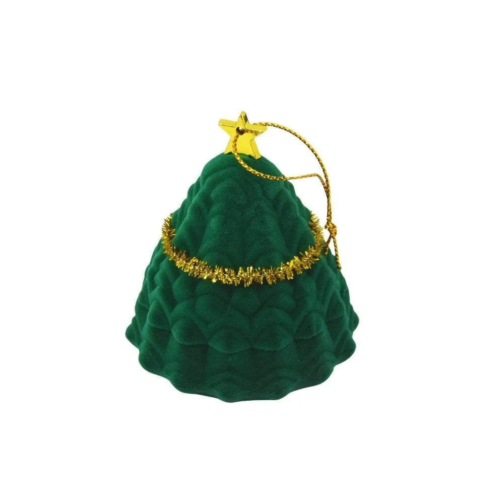 Weihnachten Glocke Weihnachten Schmuck Box Schneemann Hochzeit Weihnachten Baum Ornament Anti-kollision Strömten Santa Claus Ringe Box Geschenke