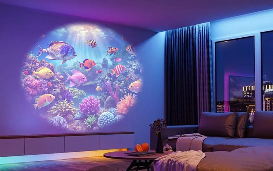 Sternprojektor Nachtlichtscheibe Planetariumsprojektorscheibe 4K HD Galaxy Projektor Lichtscheibe – 6er-Pack (Projektor nicht im Lieferumfang enthalten)