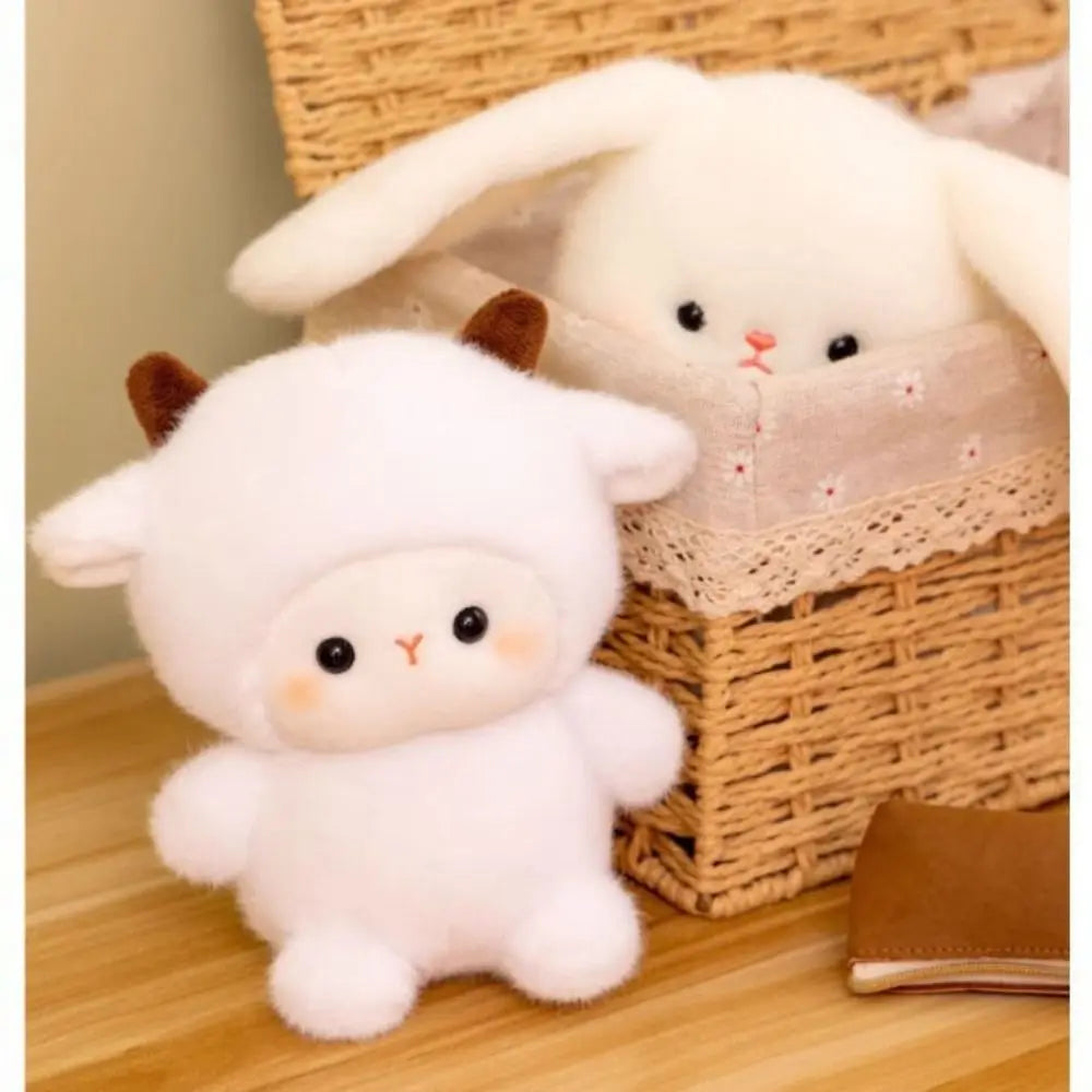 Niedliche 16 cm große Plüsch-Begleiterpuppe, Capybara-Elefant, Stofftier, Kissen, Plüschbär, Tier-Plüschtier, Schlafgeschenk