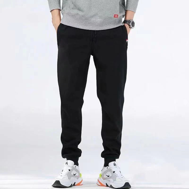 Winter Lammwolle Warme Casual Hosen männer Fitness Jogging Jogginghose Männlich Solide Kordelzug Böden Fleece Gerade Hosen M-5Xl
