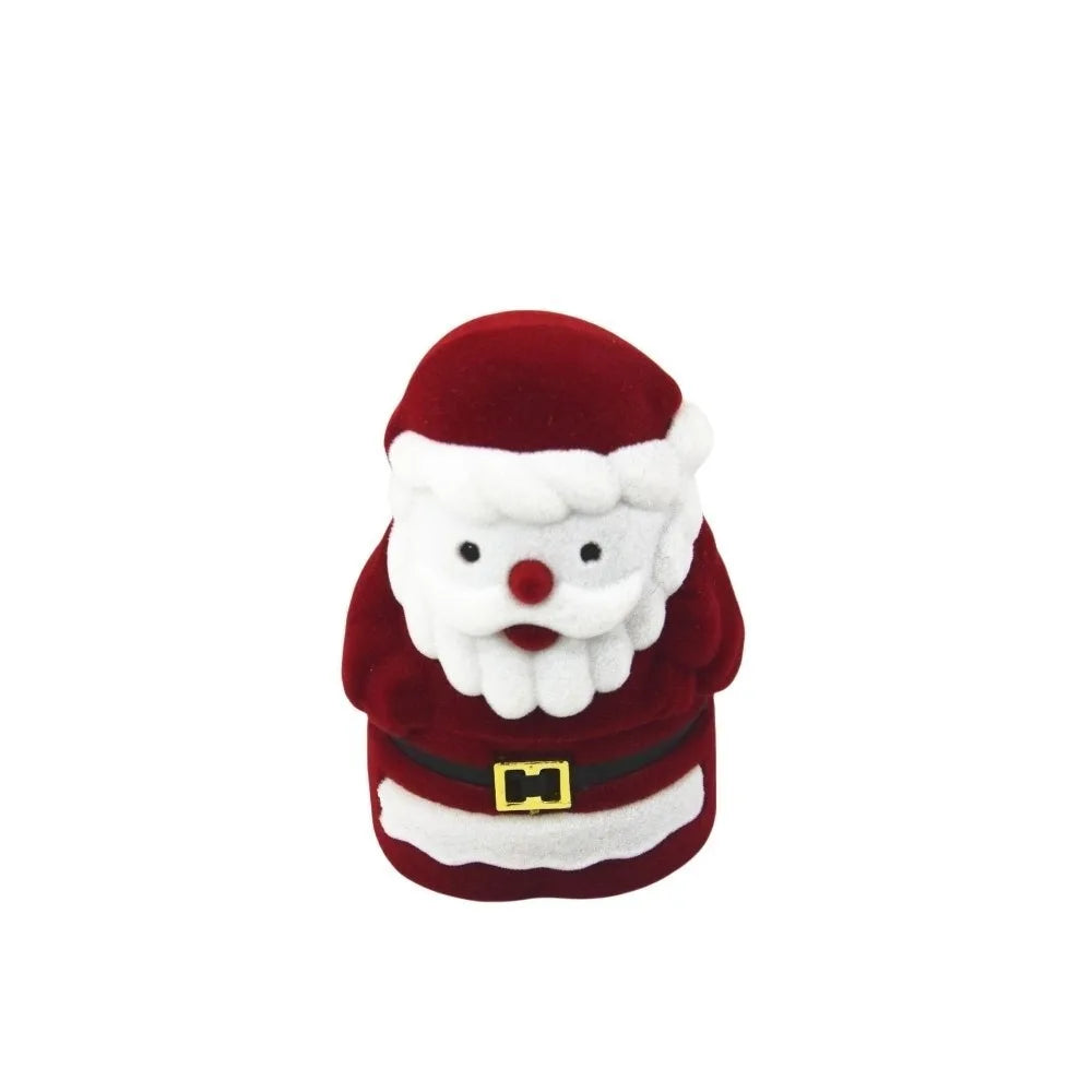 Weihnachten Glocke Weihnachten Schmuck Box Schneemann Hochzeit Weihnachten Baum Ornament Anti-kollision Strömten Santa Claus Ringe Box Geschenke