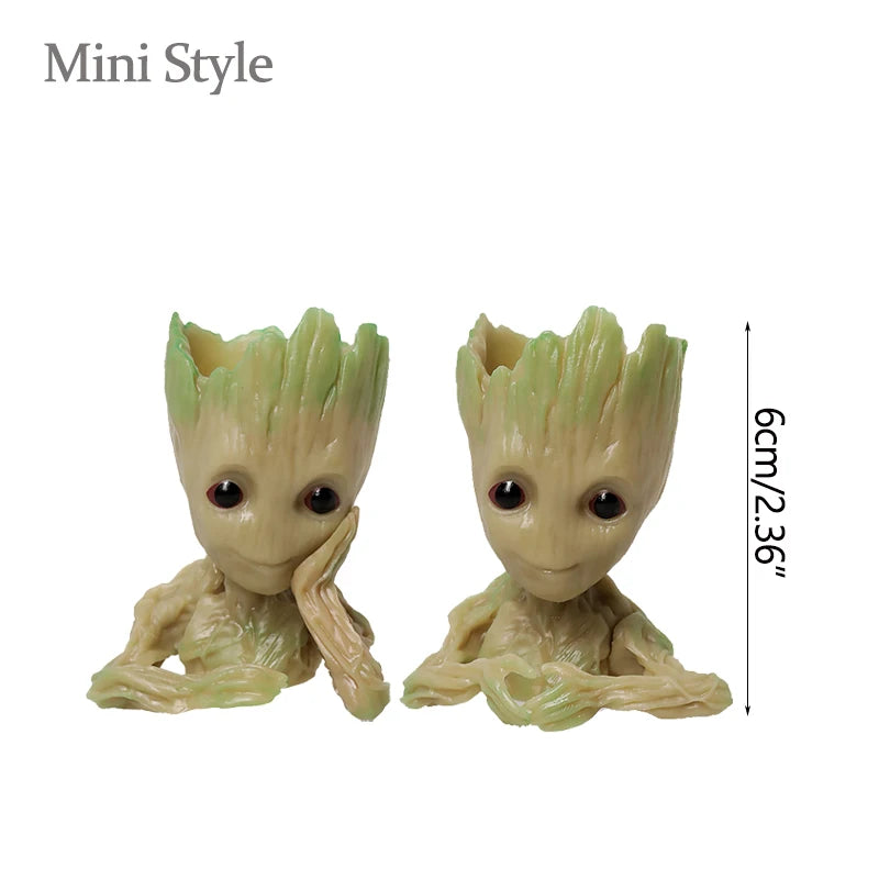 Home Dekoration Handwerk Miniatur Modell Büro Desktop Display Cartoon Groot Figuren Handwerk Dekor Baum Mann Ornament 5CM