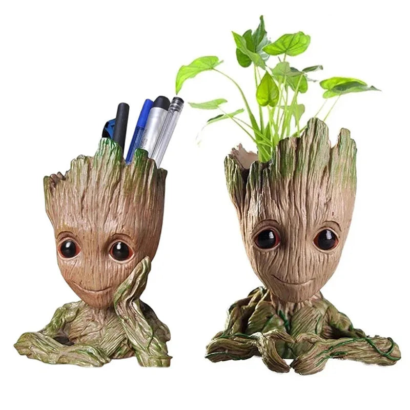 Home Dekoration Handwerk Miniatur Modell Büro Desktop Display Cartoon Groot Figuren Handwerk Dekor Baum Mann Ornament 5CM