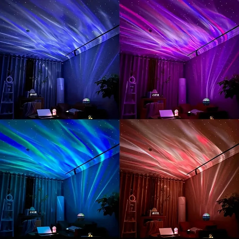 LED Star Galaxy Projektor Lampe USB Auto Rotierenden Magische Kugel Mond Licht Bunte Sternen Himmel Fernbedienung Nacht Lichter Zimmer Dekor