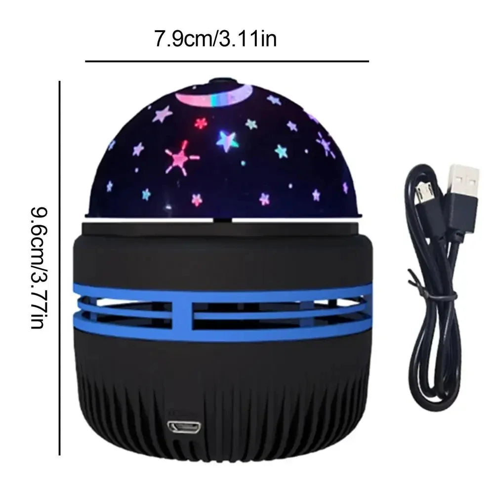 LED Star Galaxy Projektor Lampe USB Auto Rotierenden Magische Kugel Mond Licht Bunte Sternen Himmel Fernbedienung Nacht Lichter Zimmer Dekor