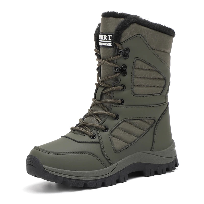 Winter Frauen Schnee Boot High-top Wasserdichte Stiefeletten Damen Dicke Plus Warme Schnee Wandern Stiefel Outdoor Baumwolle Schuhe turnschuhe
