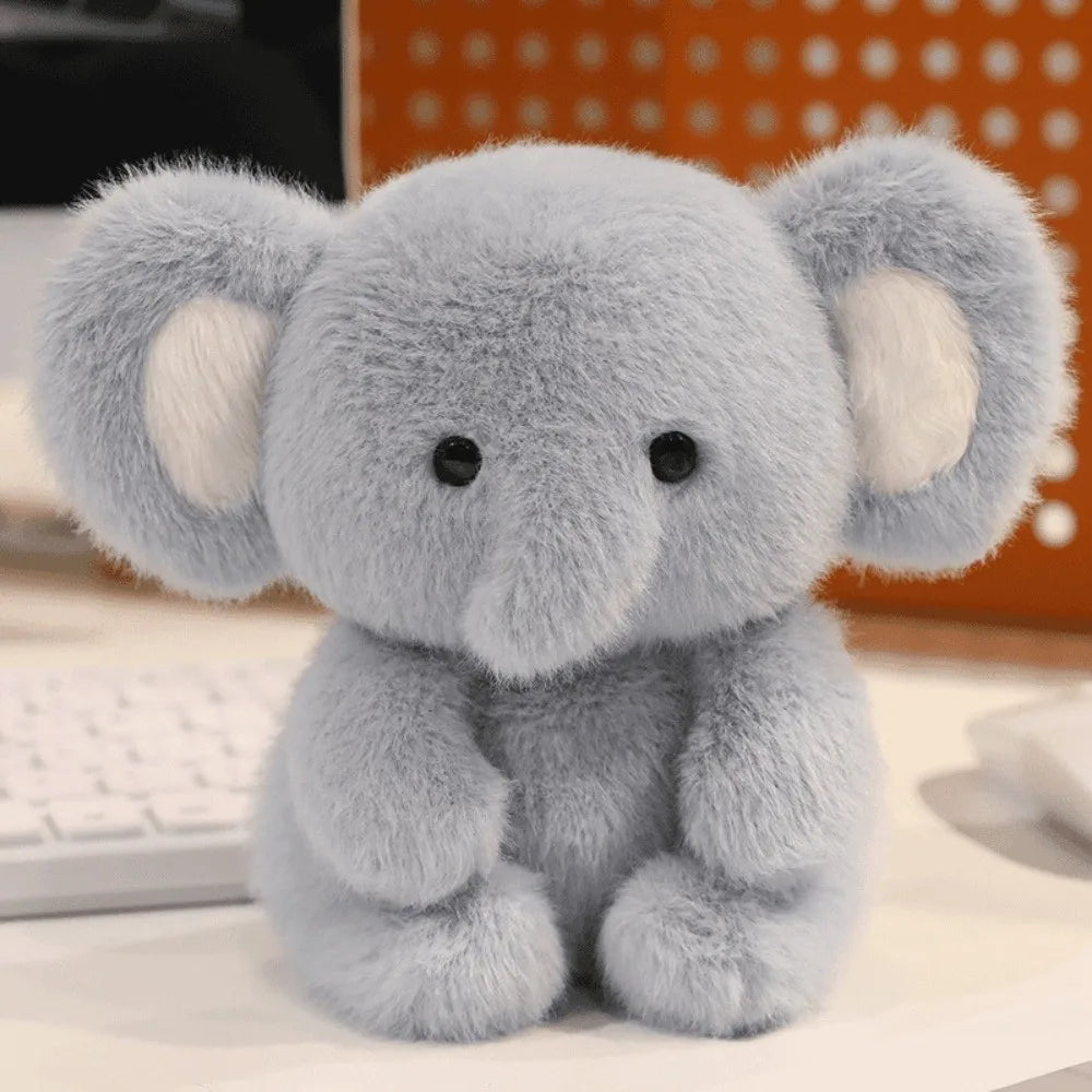 Niedliche 16 cm große Plüsch-Begleiterpuppe, Capybara-Elefant, Stofftier, Kissen, Plüschbär, Tier-Plüschtier, Schlafgeschenk