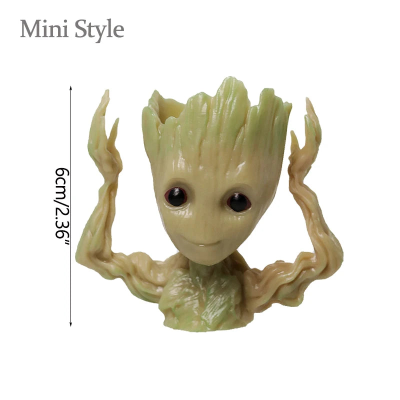 Home Dekoration Handwerk Miniatur Modell Büro Desktop Display Cartoon Groot Figuren Handwerk Dekor Baum Mann Ornament 5CM