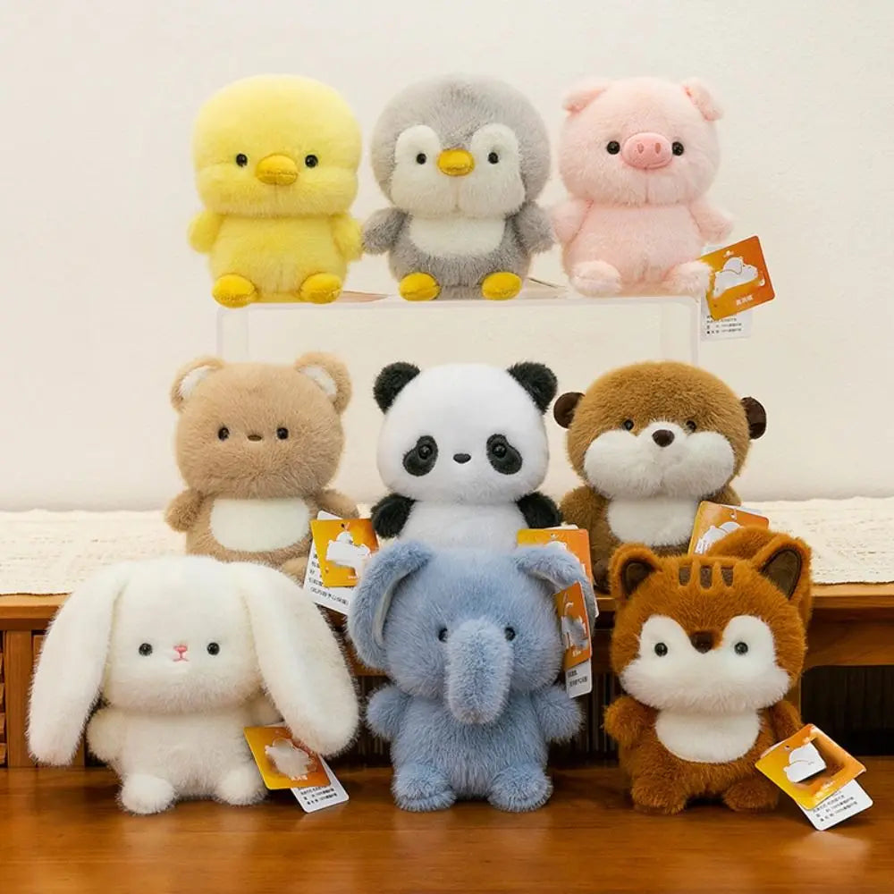 Niedliche 16 cm große Plüsch-Begleiterpuppe, Capybara-Elefant, Stofftier, Kissen, Plüschbär, Tier-Plüschtier, Schlafgeschenk