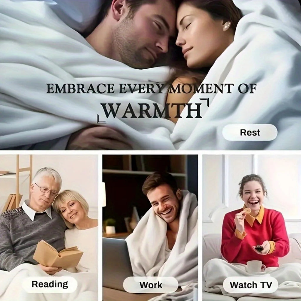 Eine personalisierte Decke mit Ihren eigenen Fotos – warm, gemütlich und sanft zur Haut, geeignet für alle Jahreszeiten.